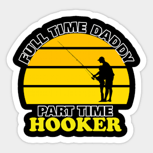 funny fishing Sticker